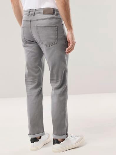 Jogger-Jeans Superstretch Light Grey
