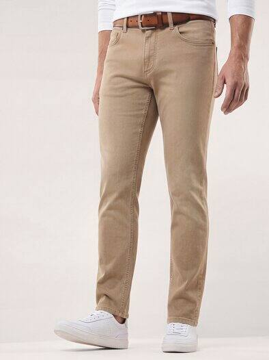Jogger-Jeans Superstretch Beige