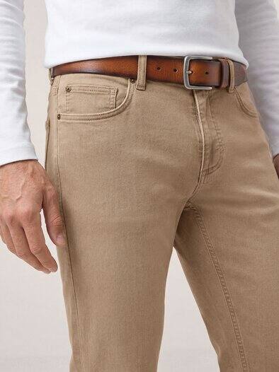 Jogger-Jeans Superstretch Beige