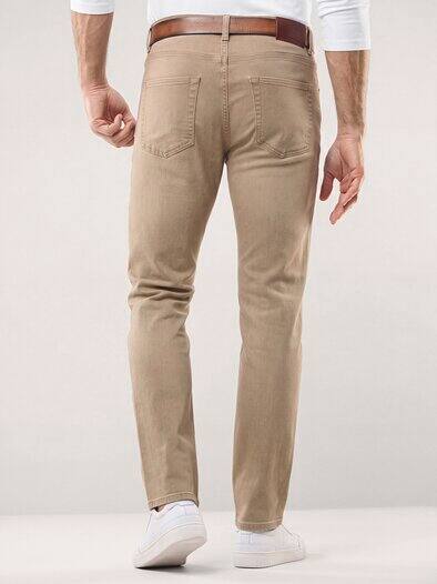 Jogger-Jeans Superstretch Beige
