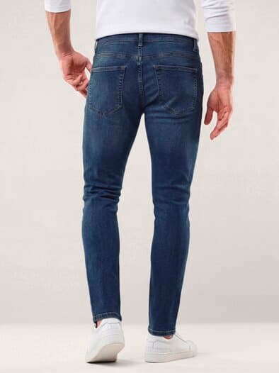 Jogger-Jeans Superstretch Mid Blue
