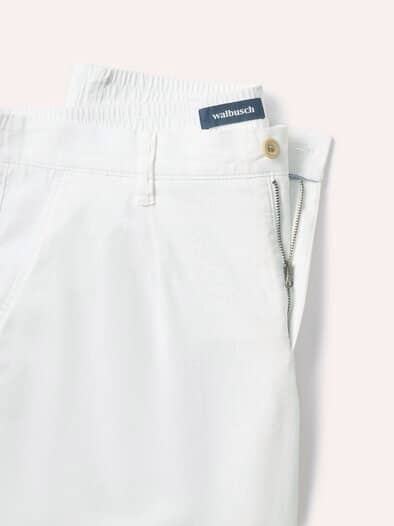 Leinenmix Bermudas Weiß