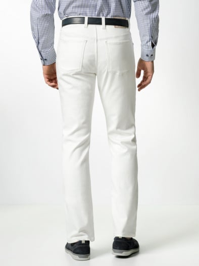 Jogger-Jeans Five Pocket Offwhite