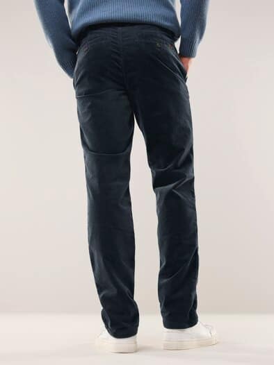 Wärmende Cordhose mit Thermofutter Marine