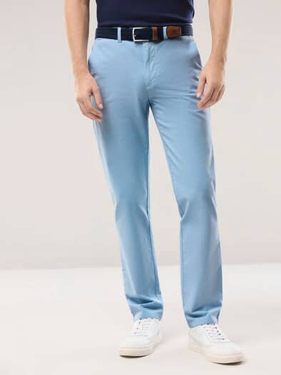 Gürtel Chino Hellblau