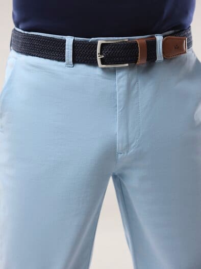 Gürtel Chino Hellblau