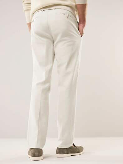 Premium Leinen-Chino Natur