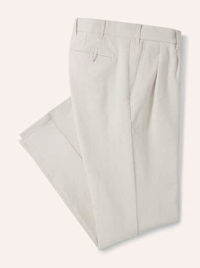 Premium Leinen-Chino Natur