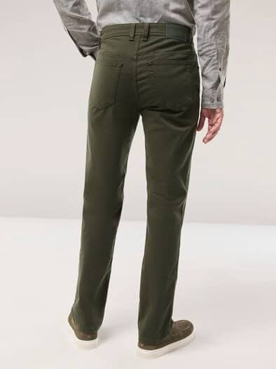 Baumwoll Five-Pocket Oliv