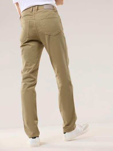 Baumwoll Five-Pocket Maisgelb