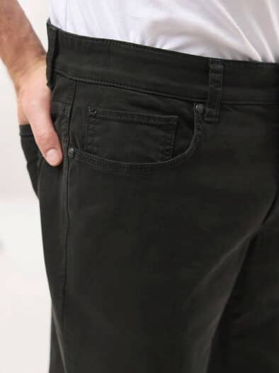 Baumwoll Five-Pocket Schwarz