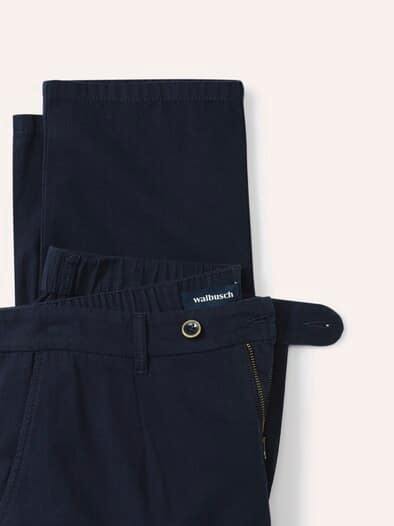 Wohlfühl Leinen-Hose Marine