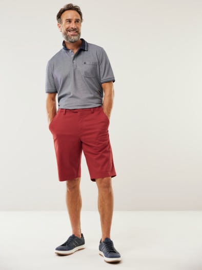 Extraglatt Dehnbund Bermudas Rot