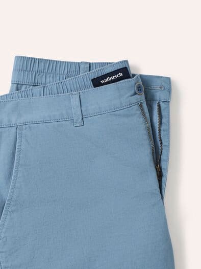 Leinen-Bermudas Frischekick Hellblau