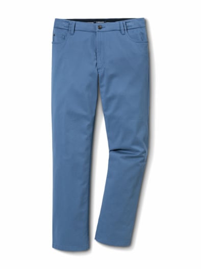 Extraglatt Dehnbund Five-Pocket Mittelblau