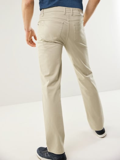 Extraglatt Dehnbund Five-Pocket Safaribeige