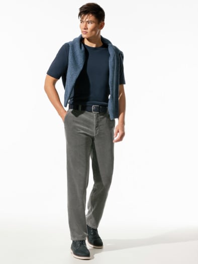 Thermo-Cord Chino Grau