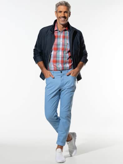 Klima Five-Pocket Mittelblau