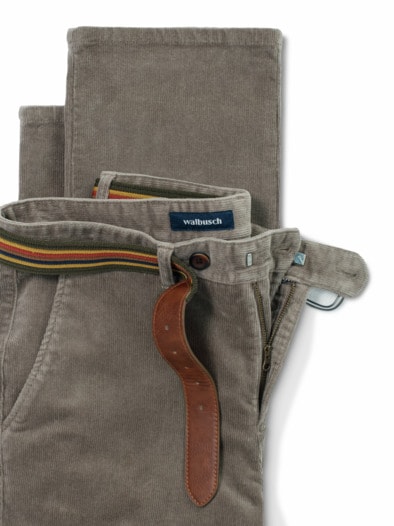 Gürtel-Cord Chino Taupe