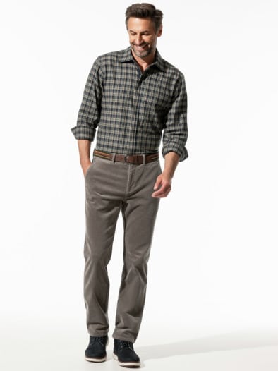 Gürtel-Cord Chino Taupe