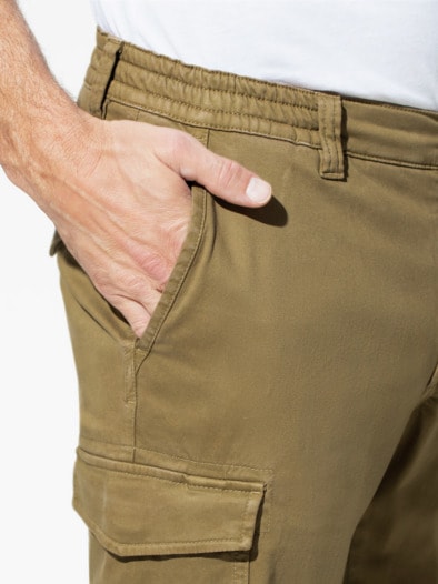 8-Taschen-Cargo Khaki