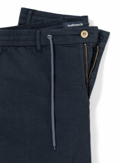 Seersucker Bermudas Marine