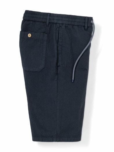 Seersucker Bermudas Marine