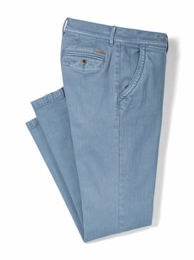 Sport-Chino Jeansblau
