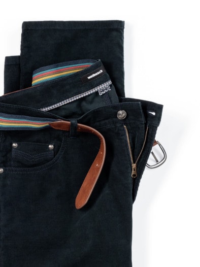 Gürtel-Cord Five-Pocket Marine