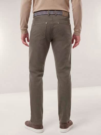 Extraglatt-Stretchbund Five Pocket Braun