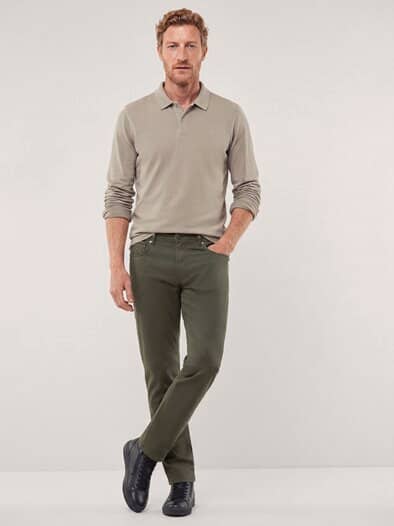 Extraglatt-Thermo Five Pocket Oliv