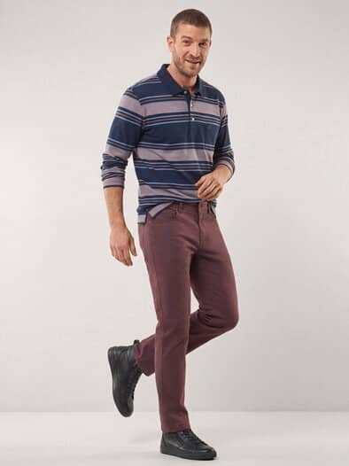 Extraglatt-Thermo Five Pocket Bordeaux