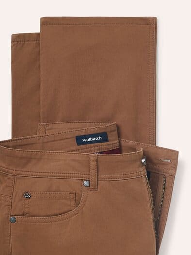 Extraglatt-Thermo Five Pocket Walnuss