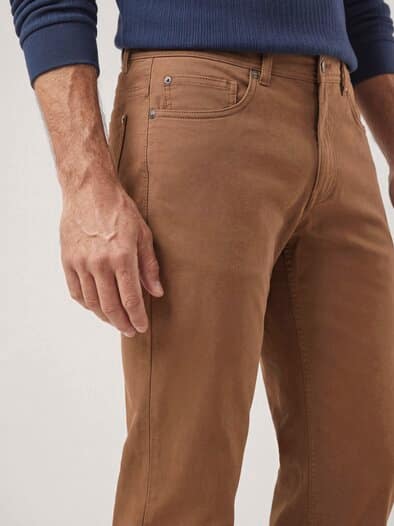Extraglatt-Thermo Five Pocket Walnuss