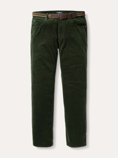 Gürtel-Cord Five-Pocket Khaki