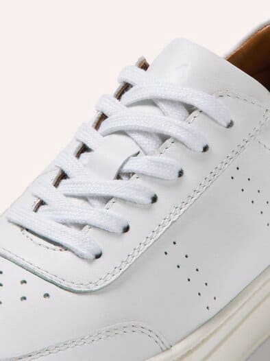 Classic-Tennis Sneaker Weiß