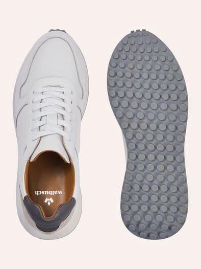 Leder Sneaker Weiß