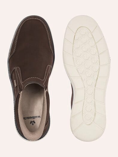 Wasserdichter Slipper mit Easy-In Braun