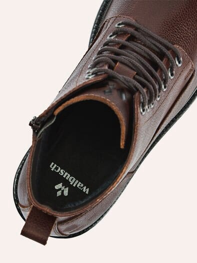Robuster Lederstiefel Braun