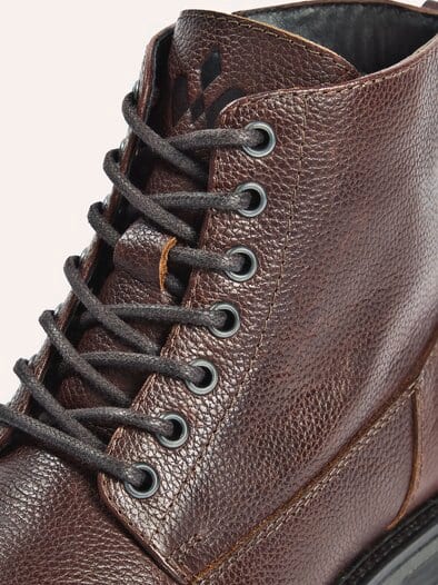 Robuster Lederstiefel Braun