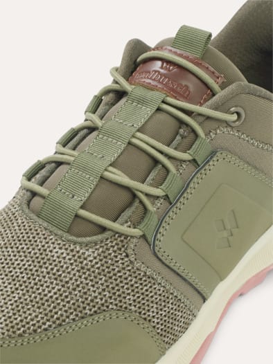Materialmix Sneaker Mühelos Khaki