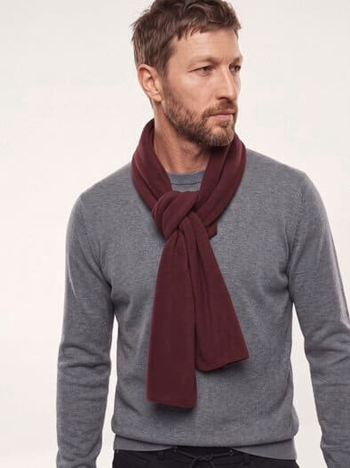 Fleece-Schal Merlot
