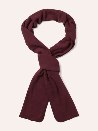 Fleece-Schal Merlot