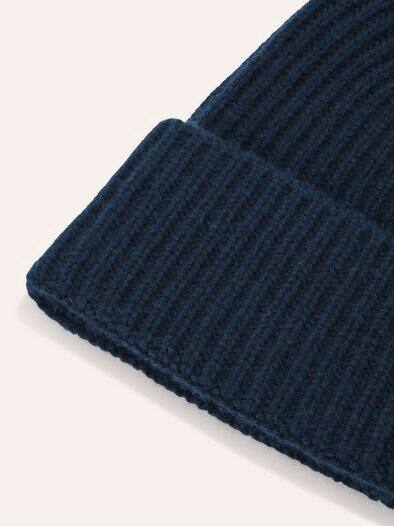 Cashmere Mütze Navy