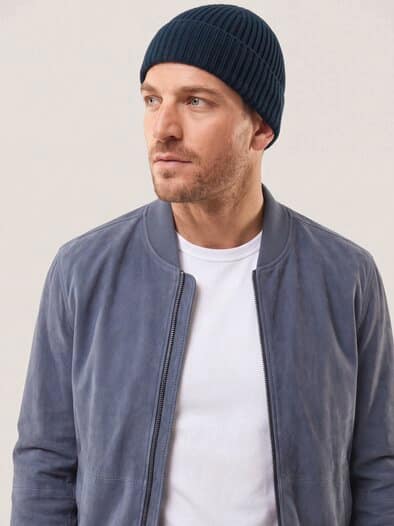 Cashmere Mütze Navy