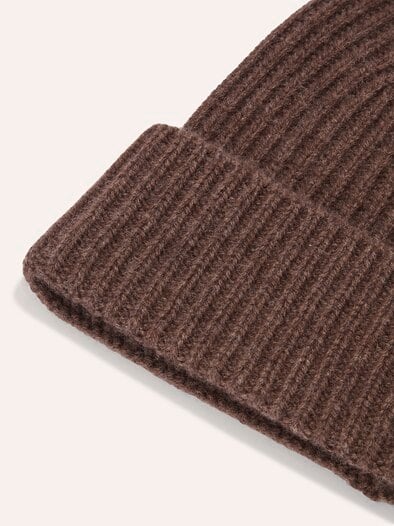 Cashmere Mütze Braun