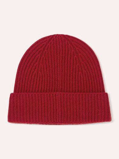 Cashmere Mütze Rot