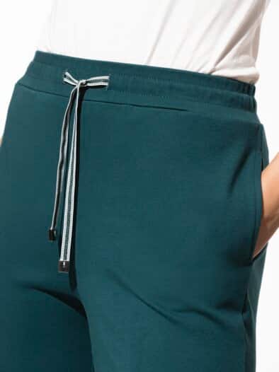 Baumwollstretch Hose Smaragd