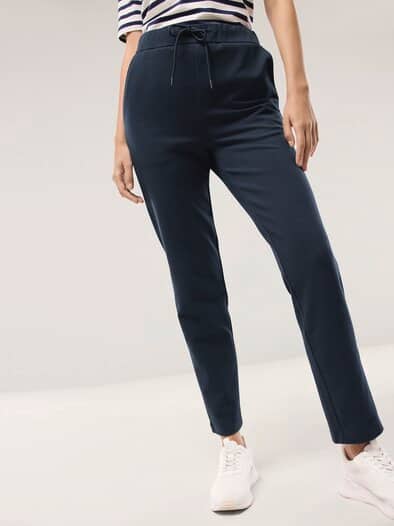 Jersey Twill Hose Nachtblau