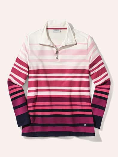 Wohlfühl-Troyer Streifenmix Waldbeere